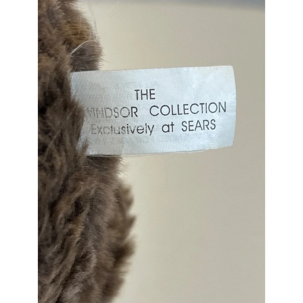 Windsor Collection Sears Stuffed Animal 100th Anniversary Teddy Bear Brown 16